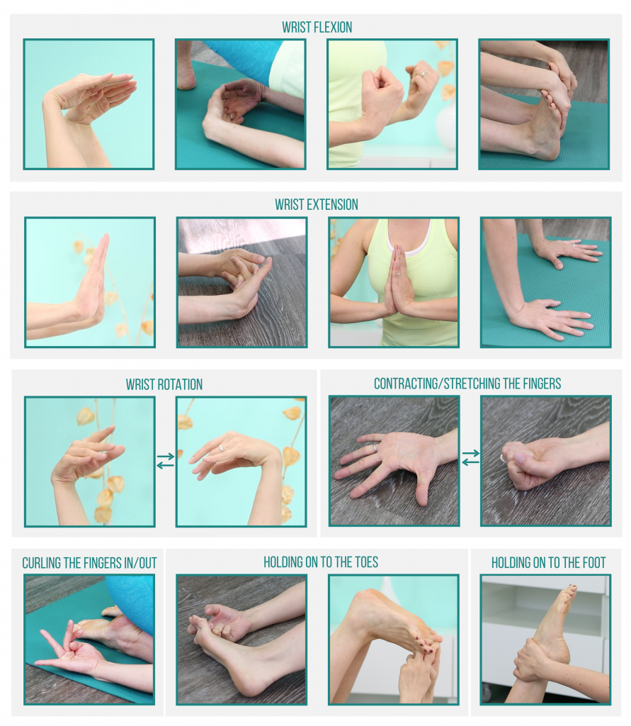 Hand positions in poses