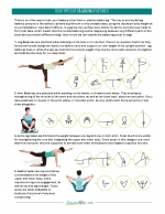4 types of balancing postures handout