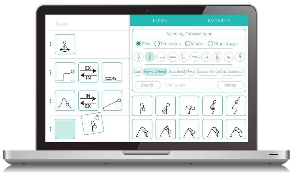 Yoga sequence builder