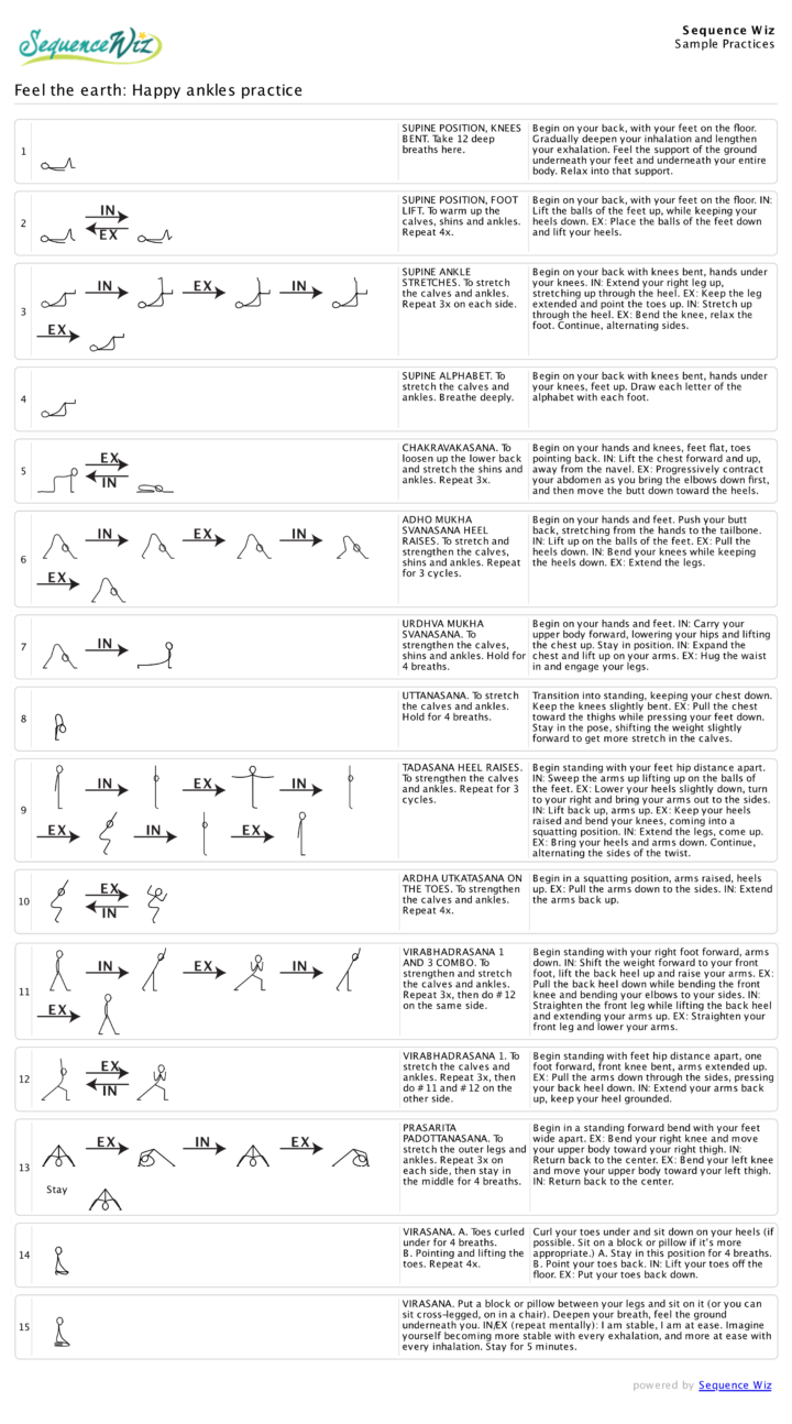 Feel the earth: Happy ankles practice - Sequence Wiz